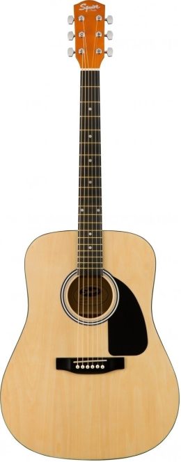 Squier SA-150 Dreadnought, Stained Hardwood Fingerboard, Natural