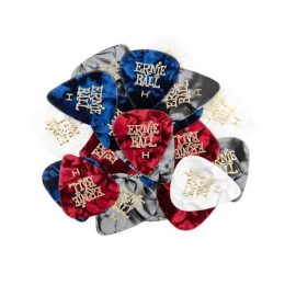 Ernie Ball  Assorted Color Pearloid Cellulose Picks single pc