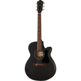 Ibanez VC44CE-WK V Series Acoustic Electric Guitar, Open Black